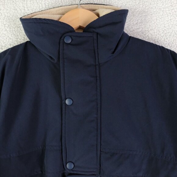 Dorlon Parka Mens Small Navy Blue Jacket Fleece Lined Outdoor New Zealand - Picture 2 of 10